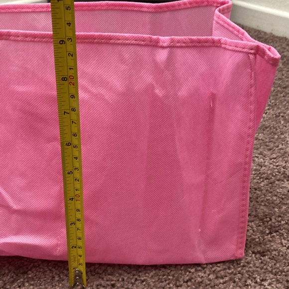 Bag Organizer 7 Slots Pink Nylon - Picture 8 of 9